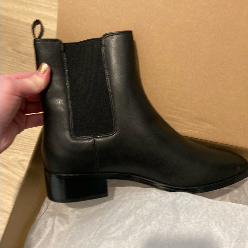 Black Chelsea boots - brand new